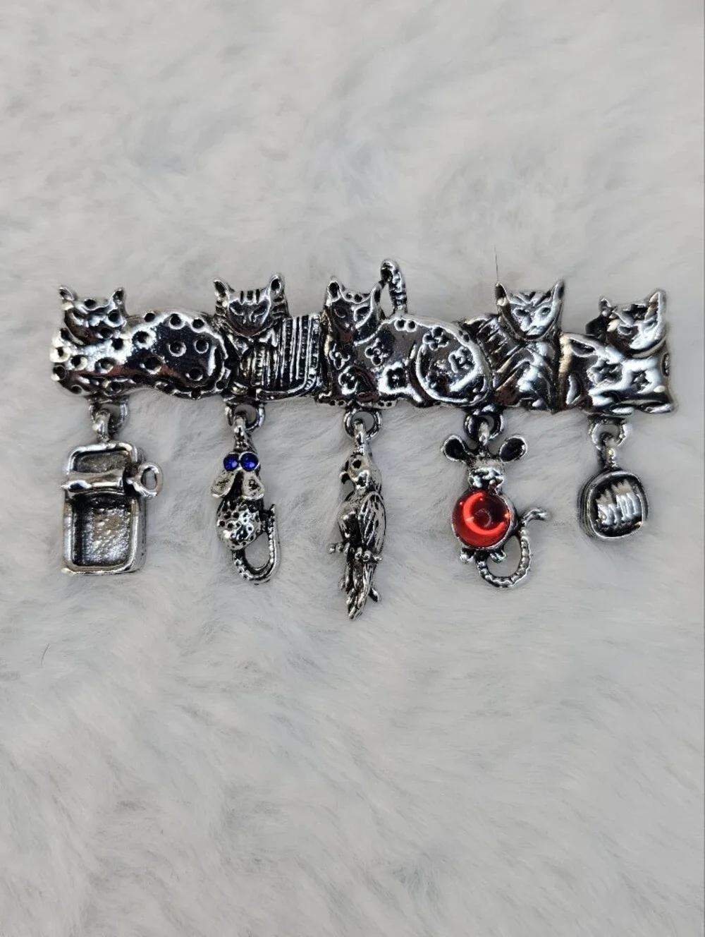 Vintage Style Cat Brooch Pin NWOT
